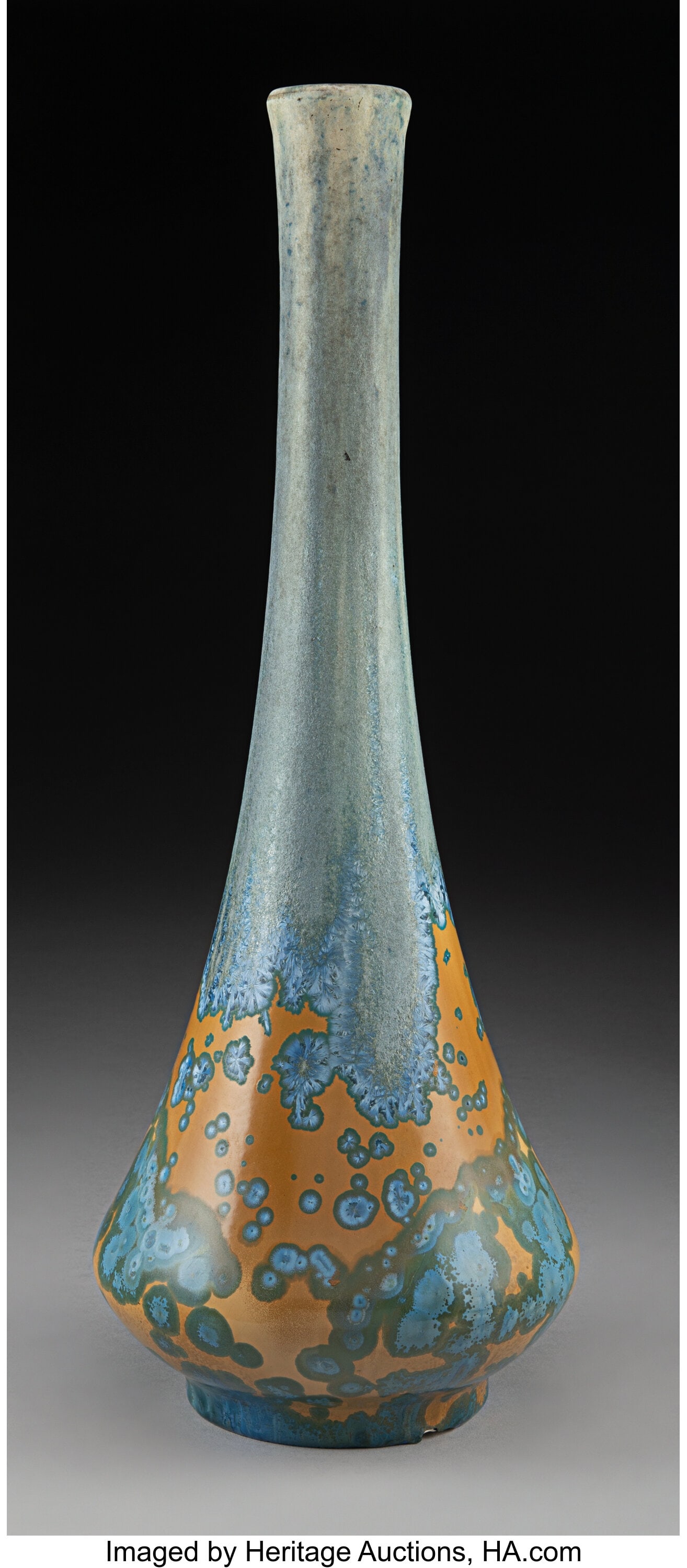Large Dalpayrat Crystalline Glazed Vase, circa 1 (1 of 3)