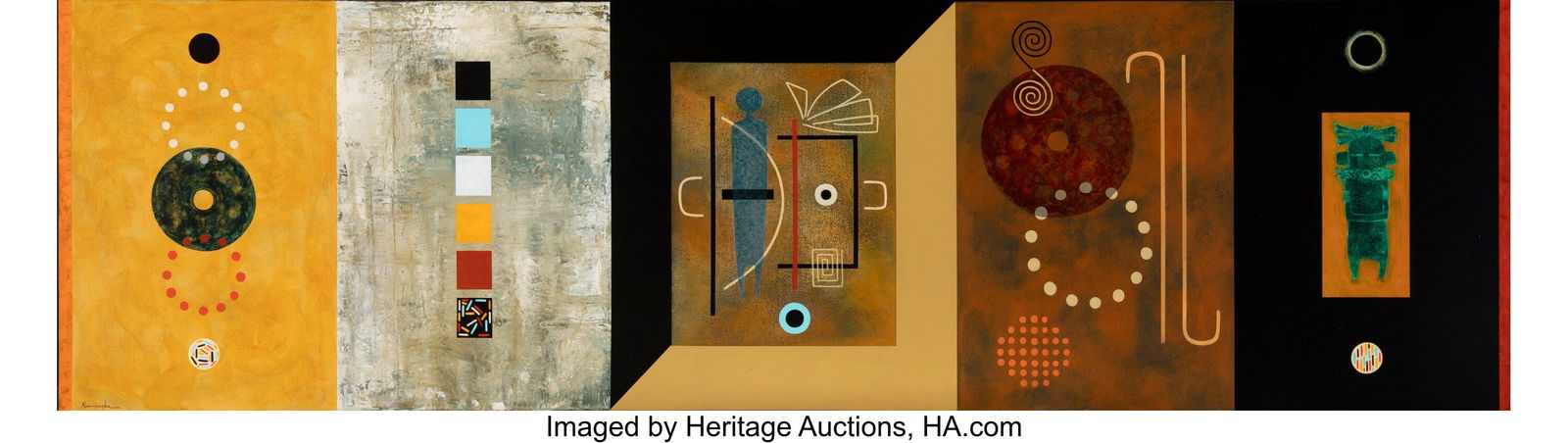 Dan Namingha (American, b. 1950) Montage, 2014 A (1 of 3)