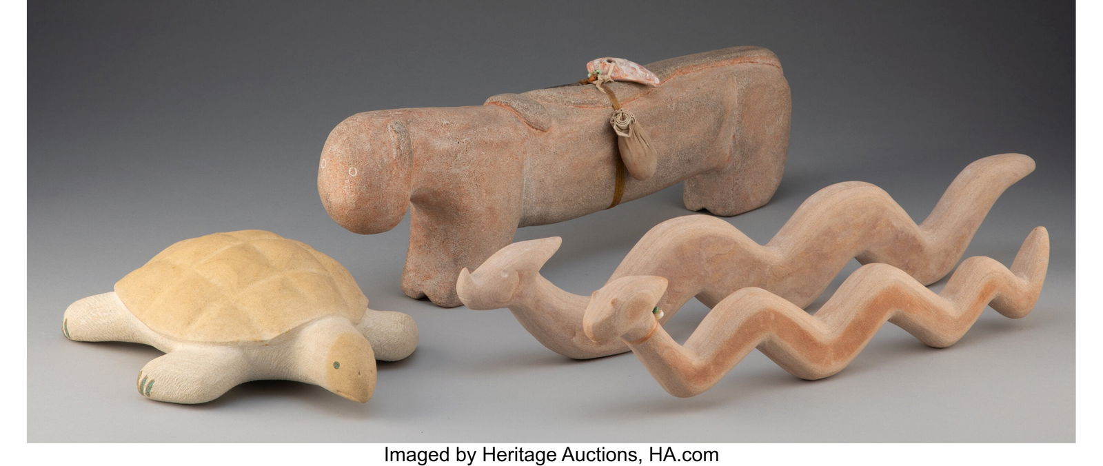 Four Carved Stone Fetishes Matt Panana and Salva (1 of 3)