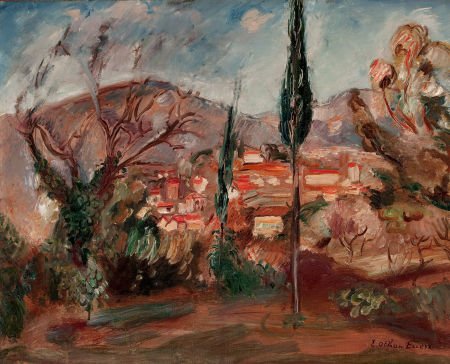 ACHILLE EMILE OTHON FRIESZ (French, 1879-1949) P: ACHILLE EMILE OTHON FRIESZ (French, 1879-1949)Paysage, circa 1924Oil on can