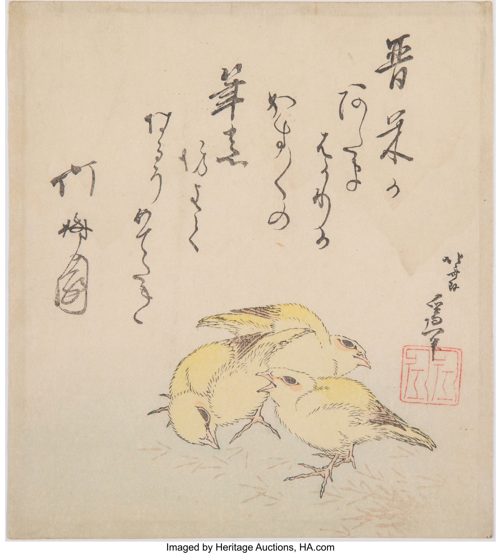 61003&colon; Katsushika Hokusai &lpar;Japanese&comma; 1760-1849&rpar; Three C