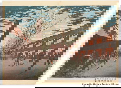 61120&colon; Inoue Yasuji &lpar;Japanese&comma; 1864-1889&rpar; Night View of