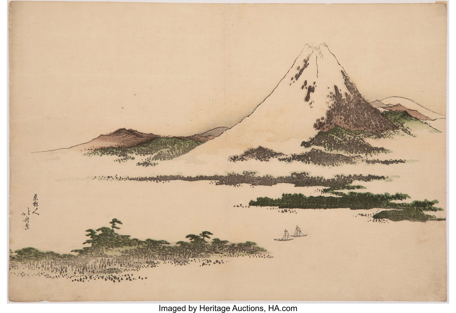 fuji Sold at Auction: Hokusai, Katsushika Hokusai (Japanese, 1760