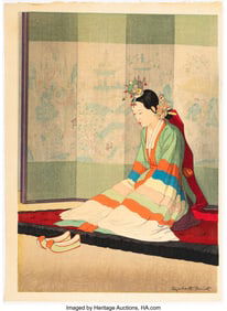 61192&colon; Elizabeth Keith &lpar;Scottish&comma; 1887-1956&rpar; Korean Bri