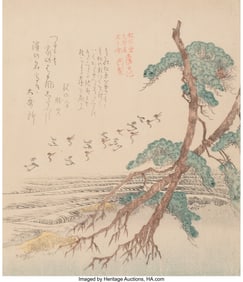 61025&colon; Kubo Shunman &lpar;Japanese&comma; 1757-1820&rpar; Sea-Side Land
