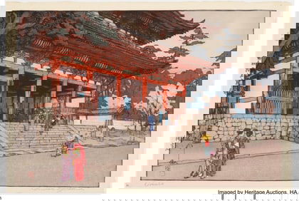 61131&colon; Yoshida Hiroshi &lpar;Japanese&comma; 1876-1950&rpar; Omuro&semi; Chi