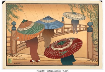 61203&colon; Lilian Miller &lpar;American&comma; 1895-1943&rpar; Rain Blossom