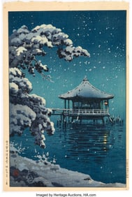 61144&colon; Tsuchiya K&omacr;itsu &lpar;Japanese&comma; 1870-1949&rpar; Snow at t