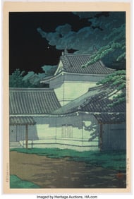 61148&colon; Kawase Hasui &lpar;Japanese&comma; 1883-1957&rpar; Aoba Castle&comma; 