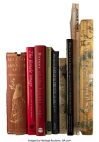 61209&colon; Group of Books about Japanese Arts 13-3&sol;4 x 10-3