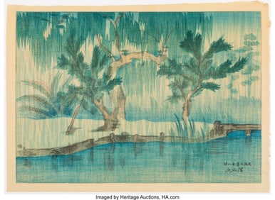 61162&colon; It&omacr; Shinsui &lpar;Japanese&comma; 1898-1972&rpar; Rainy Season&comma;