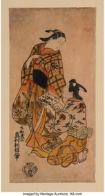 61054&colon; Okumura Toshinobu &lpar;Japanese&comma; 1690-1770&rpar; Star-cro