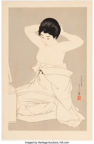 61095&colon; Torii Kotondo &lpar;Japanese&comma; 1900-1976&rpar; Make-up &lpar;Kes