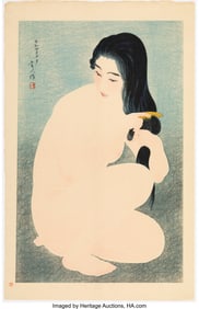 61097&colon; Torii Kotondo &lpar;Japanese&comma; 1900-1976&rpar; Woman Combin