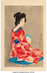 61099&colon; Torii Kotondo &lpar;Japanese&comma; 1900-1976&rpar; Long Underga