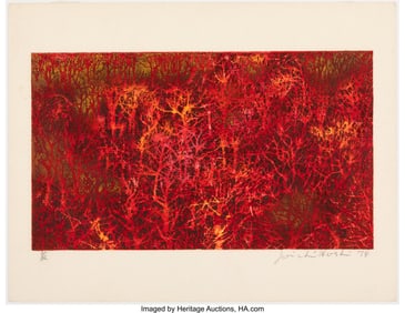 61166&colon; Hoshi J&omacr;ichi &lpar;Japanese&comma; 1913-1979&rpar; Evening &lpar;Y&umacr;