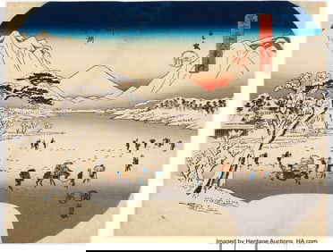 61168&colon; Utagawa Hiroshige I &lpar;Japanese&comma; 1797-1858&rpar; Lake S