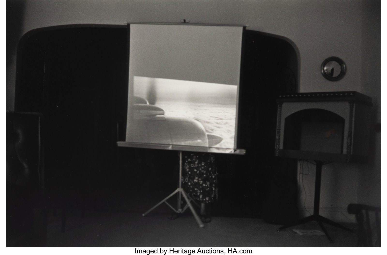 Joel Meyerowitz (American, b. 1938) New Jersey H: Joel Meyerowitz (American, b. 1938) New Jersey Home, 1965 Gelatin silver print 9 x 13-1/2 inches (22.9 x 34.3 cm) (image) 11 x 14 inc