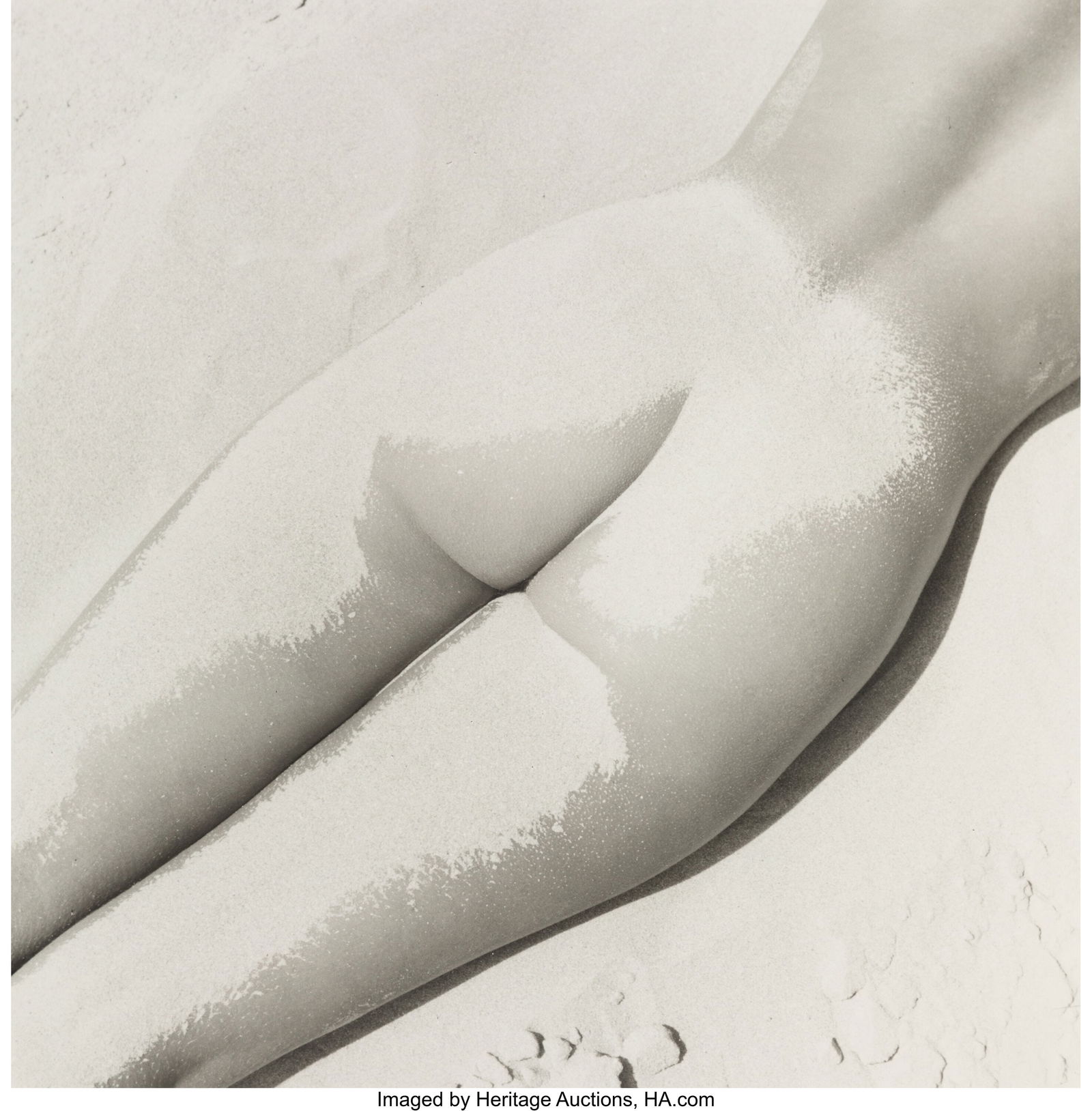 Fernand Fonssagrives (French, 1910-2003) Nu Sabl: Fernand Fonssagrives (French, 1910-2003) Nu Sable, 1949 Gelatin silver print, printed later 10-1/2 x 10-1/4 inches (26.7 x 26.0 cm) (im