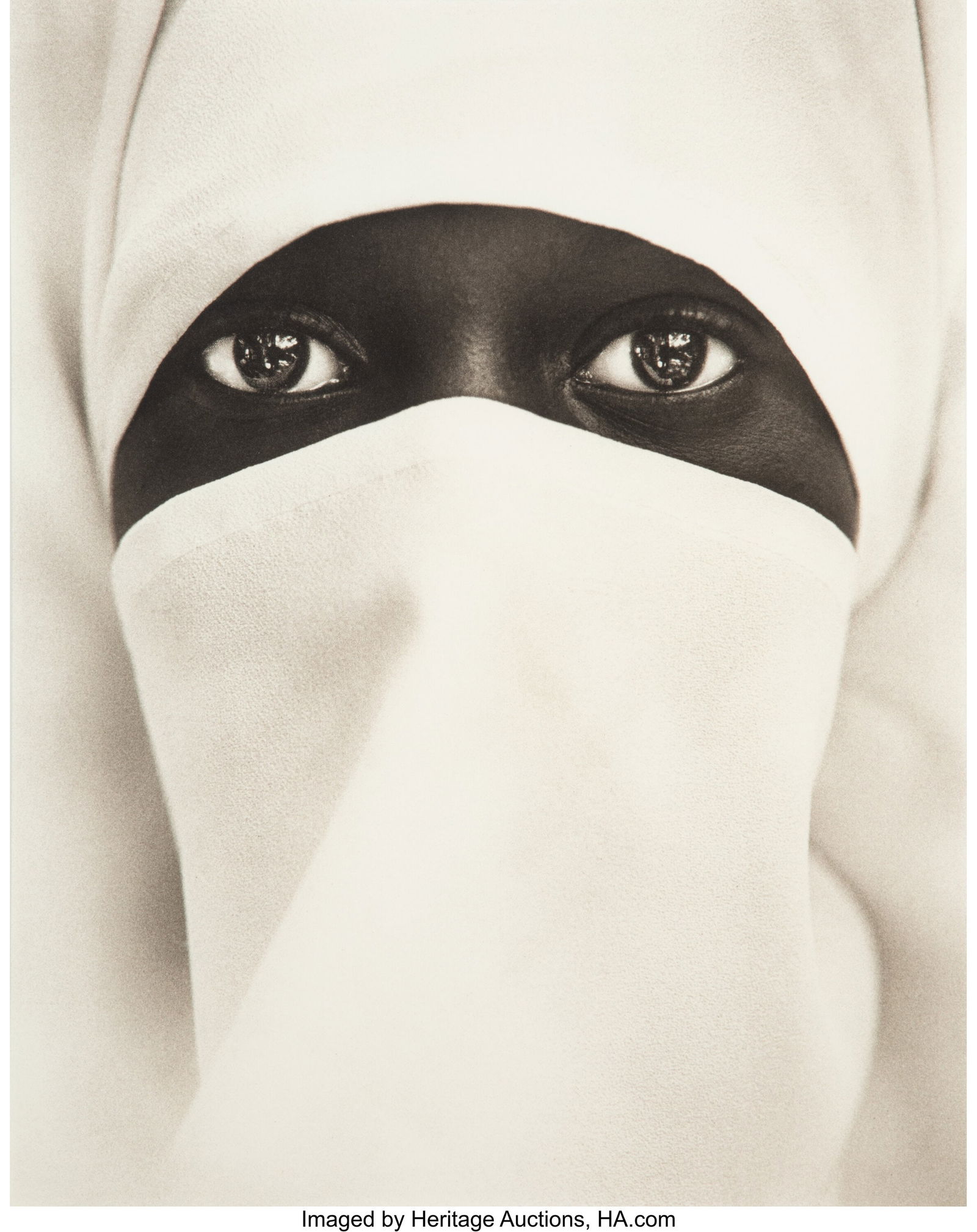 Chester Higgins Jr. (American, b. 1946) A Young: Chester Higgins Jr. (American, b. 1946) A Young Muslim Woman in Brooklyn, 1990 Platinum print, printed 2007 19-3/4 x 15-3/4 inches (50.2 x
