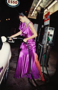 ROXANNE LOWIT (American, b. 1970) Fill'er Up, Ma: ROXANNE LOWIT (American, b. 1970)Fill'er Up, Mariacarla, Venice, 2003Chromo