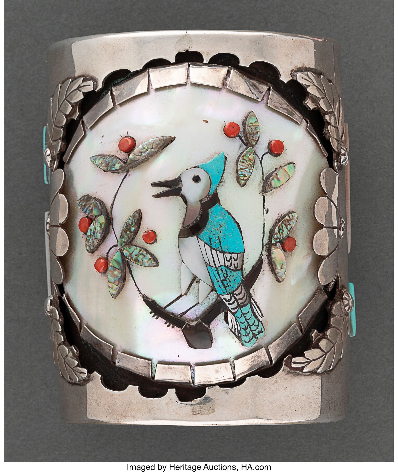 A Very Large Zuni Bracelet   J. Quam c. 1985  st (1 of 2)