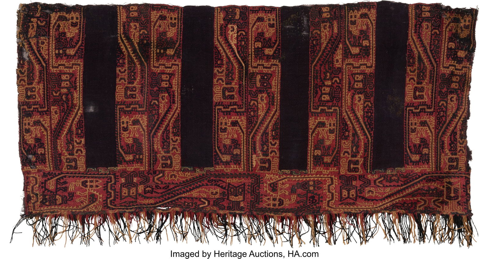 A Paracas Textile Panel  Central Coast Peru, c. (1 of 2)