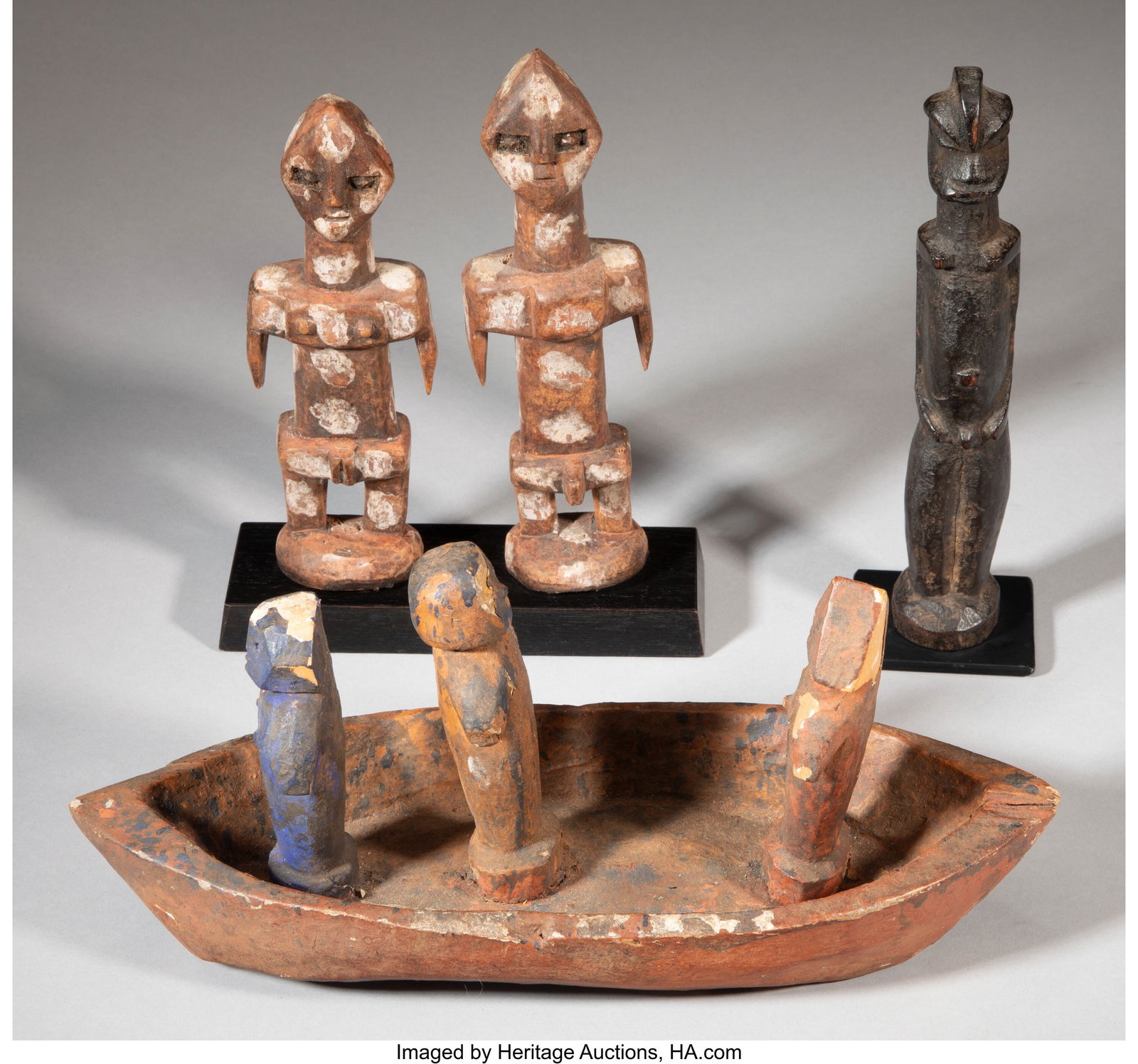 Five West African items   From Ghana/Togo, inclu (1 of 4)
