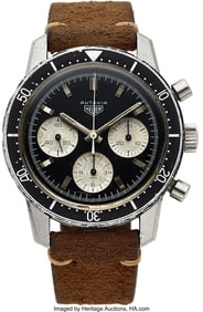 54115&colon; Heuer&comma; Stainless Steel Autavia Ref&period; 2446C Circa 