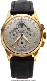 54116&colon; Universal Geneve&comma; 18k Yellow Gold "Tri-Compax" C