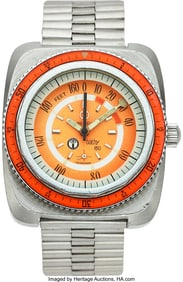 54119&colon; Favre-Leuba Bathy 160 Rare Stainless Steel Wrist