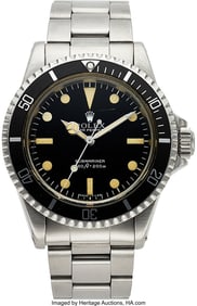 54125&colon; Rolex&comma; Stainless Steel Submariner Ref&period; 5513 Circ