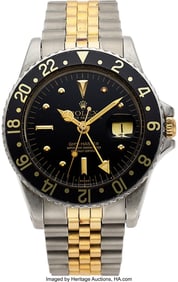 54140&colon; Rolex&comma; Ref&period; 1675 GMT-Master&comma; Gloss Gilt Nipple D