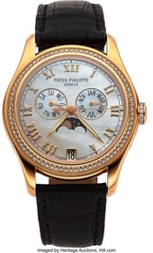 54160&colon; Patek Philippe&comma; 18k Rose Gold Annual Calendar Re