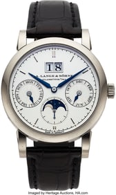 54163&colon; A&period; Lange & Sohne&comma; Fine White Gold Saxonia Annual
