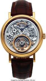 54166&colon; Breguet&comma; 18k Pink Gold Skeletonized Tourbillon R