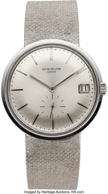 54081&colon; Patek Philippe&comma; Ref&period; 3445 Fine White Gold Automa