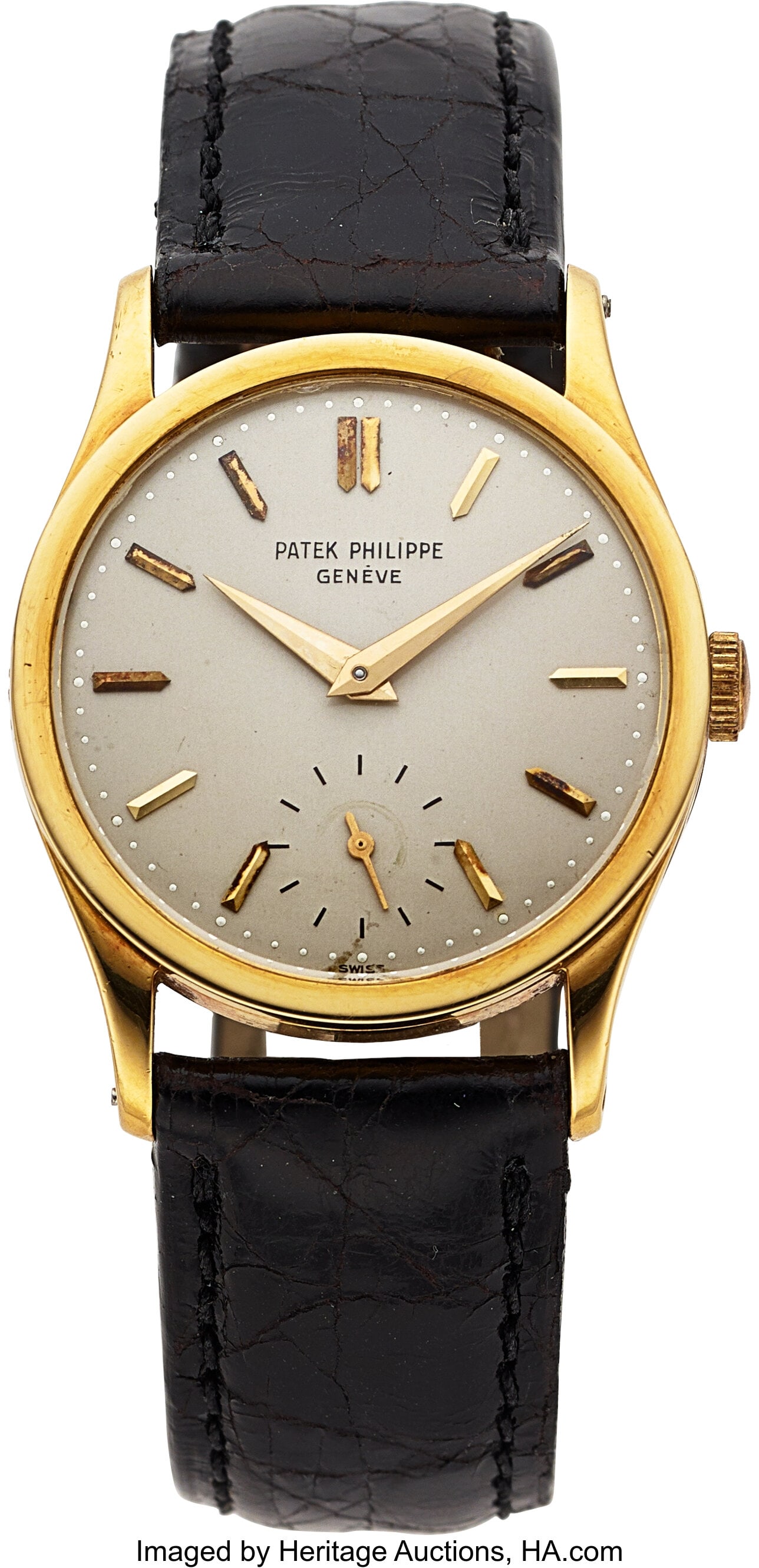 Patek Philippe, 18k Yellow Gold "Calatrava" Ref. (1 of 4)