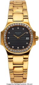 54093&colon; Patek Philippe&comma; Fine 18k Yellow Gold and Diamond