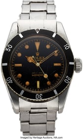 54182&colon; Rolex&comma; Rare Ref&period; 6538 "Big Crown" Submariner&comma; ci