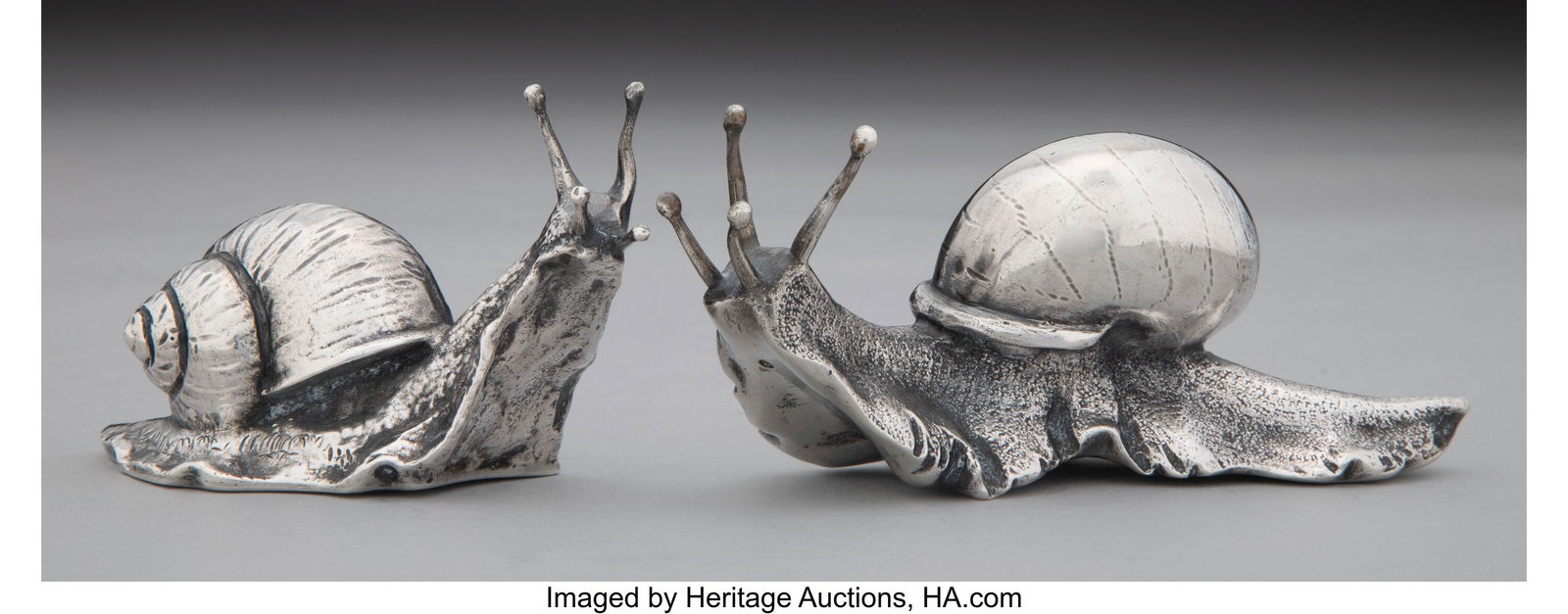 A Pair of Buccellati Silver Snails, Milan, mid-2 (1 of 4)