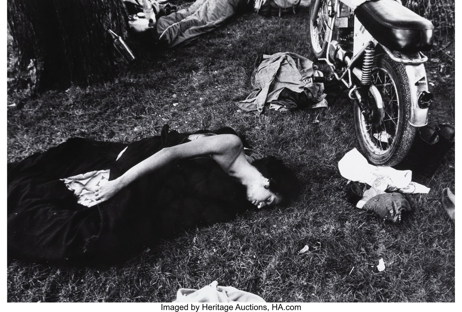 Will McBride (American, 1931-2015) Sleeping Boy: Will McBride (American, 1931-2015) Sleeping Boy in Orange (After the Pop Festival), 1979 Gelatin silver print 15 x 22 inches (38.1 x 55.9 cm) &l
