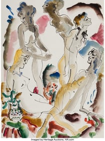 27112&colon; Seymour Rosofsky &lpar;American&comma; 1924-1981&rpar; Group of 