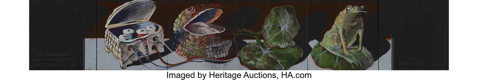 Ellen Lanyon (American, 1926-2013) Transformatio: Ellen Lanyon (American, 1926-2013) Transformation book, 1974-5 Lithograph in colors on paper 5-1/4 x 29-7/8 inches (13.3 x 75.9 cm) (overall&