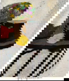 27130&colon; René Genis &lpar;French&comma; 1922-2004&rpar; Nature morte ave