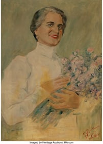 27061&colon; Continental School &lpar;20th Century&rpar; Portrait of In