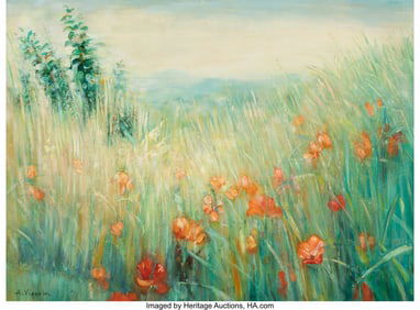 27064&colon; Andre Vignoles &lpar;French&comma; 1920-2017&rpar; Field of popp