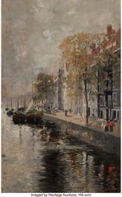 27069&colon; Friedrich Stahl &lpar;German&comma; 1863-1940&rpar; Amsterdam&comma; 1