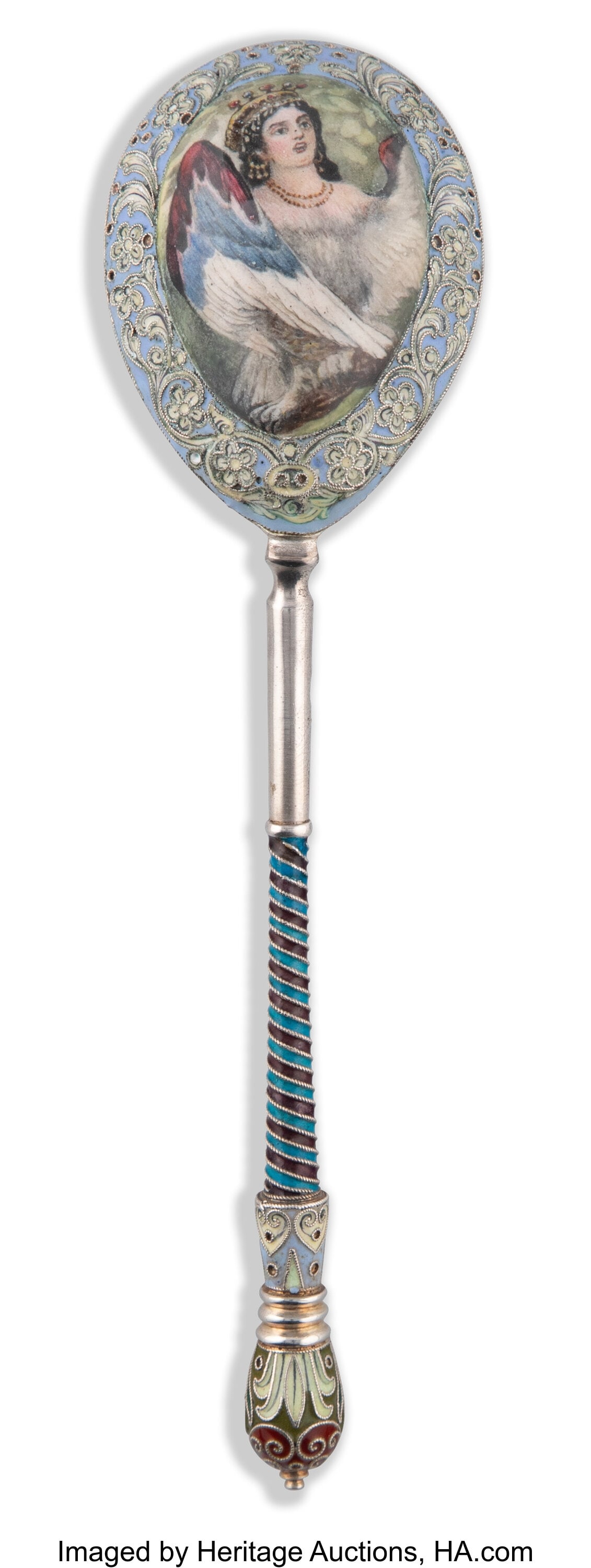 A Russian Pictorial En Plein and Cloisonné Enam (1 of 3)