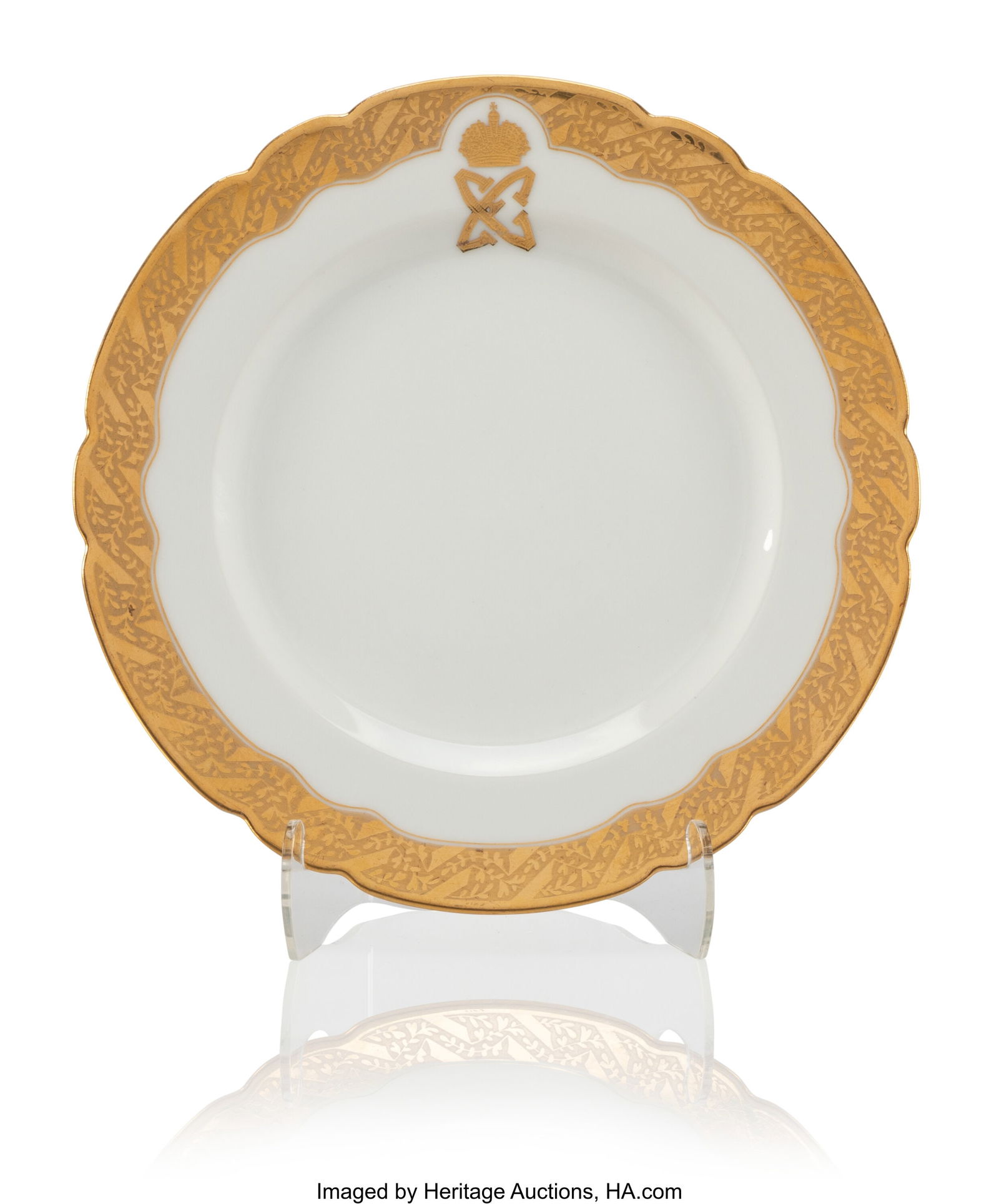 A French Porcelain Plate from the Grand Duke and (1 of 2)